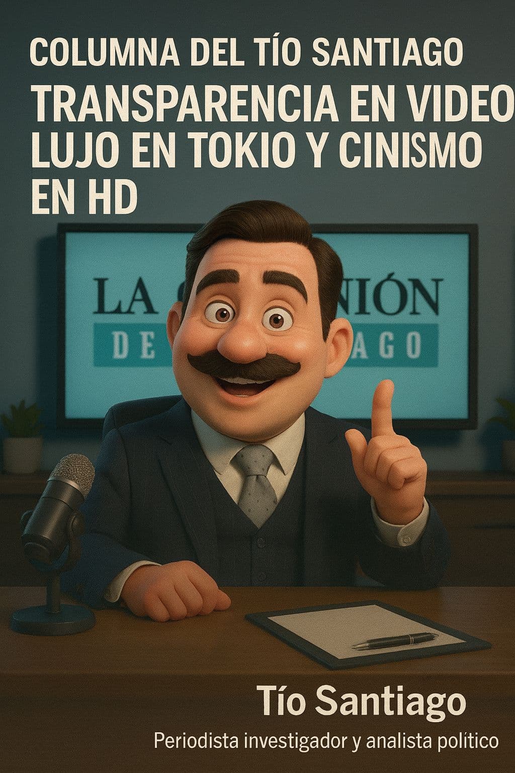 Columna del Tío Santiago: Transparencia en video, lujo en Tokio y cinismo en HD