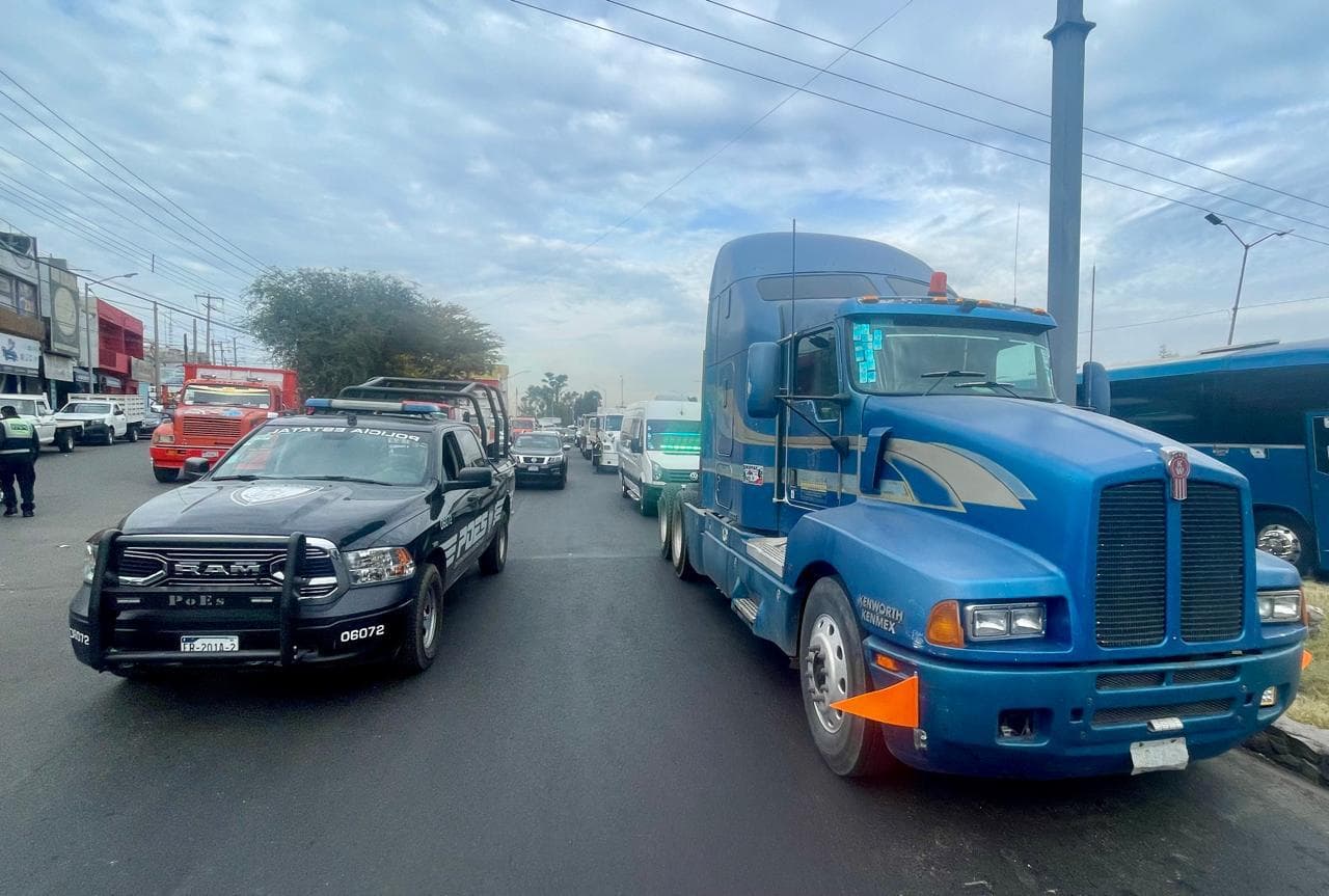 Querétaro, Sin Afectaciones por Bloqueos de Transportistas