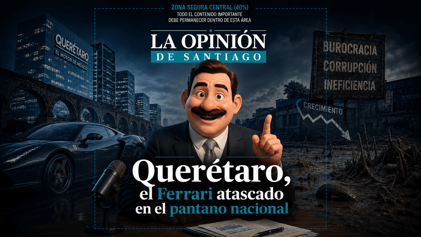 Querétaro, el Ferrari atascado en el pantano nacional