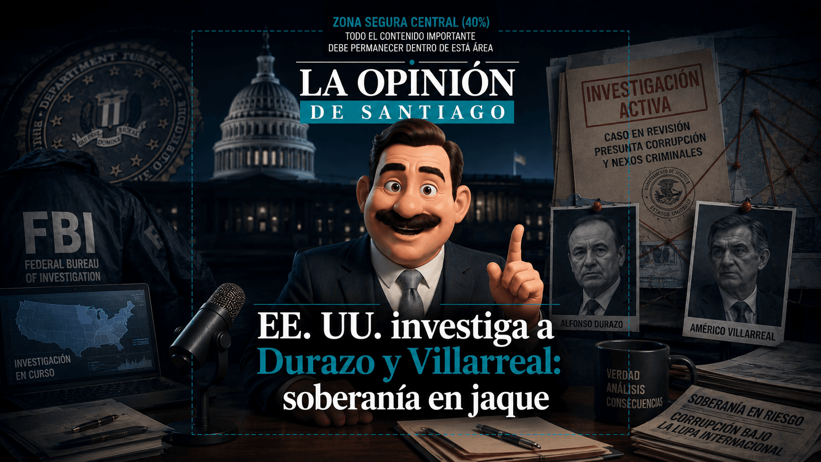 EE. UU. investiga a Durazo y Villarreal: soberanía en jaque