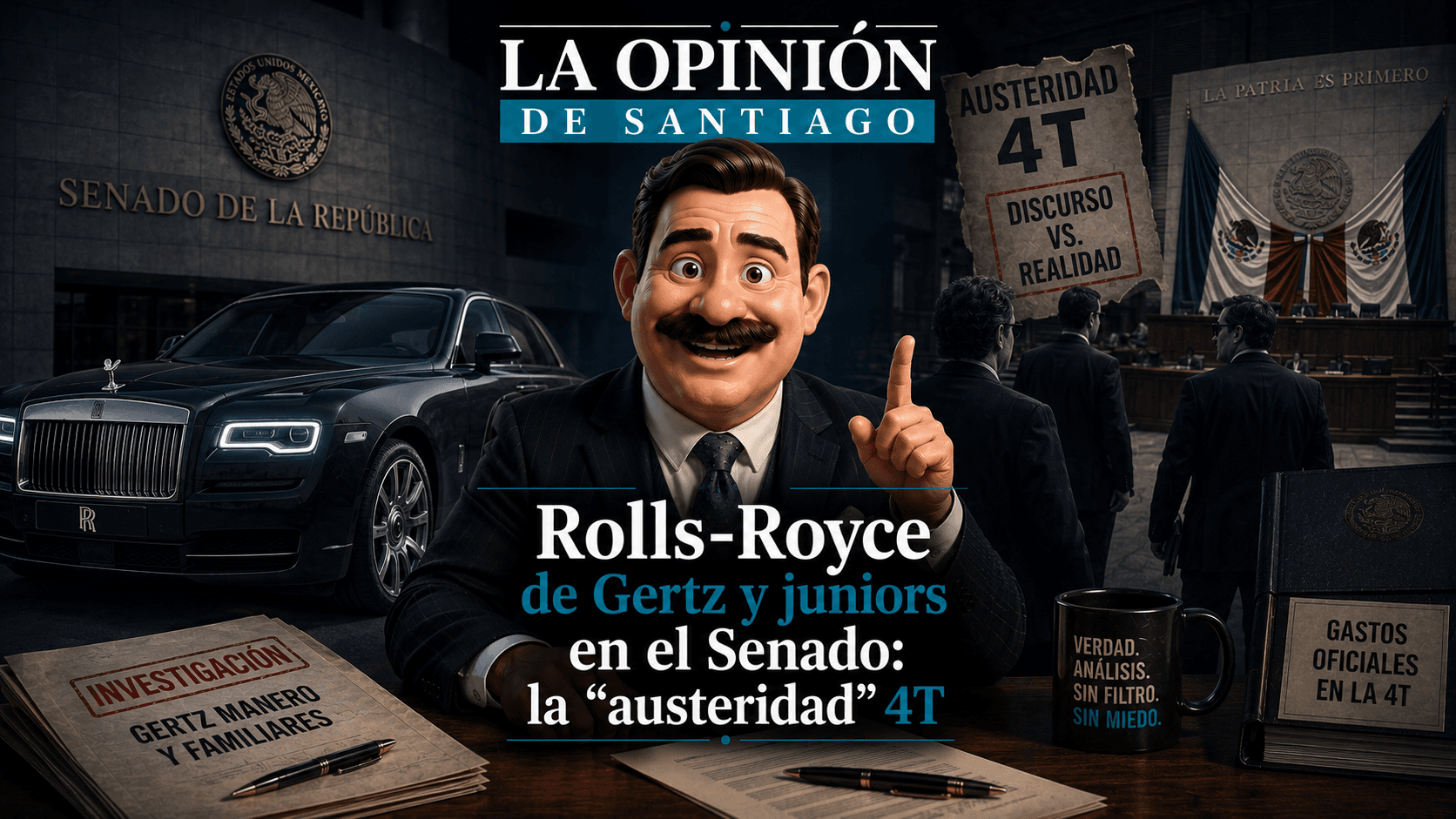 Rolls-Royce de Gertz y juniors en el Senado