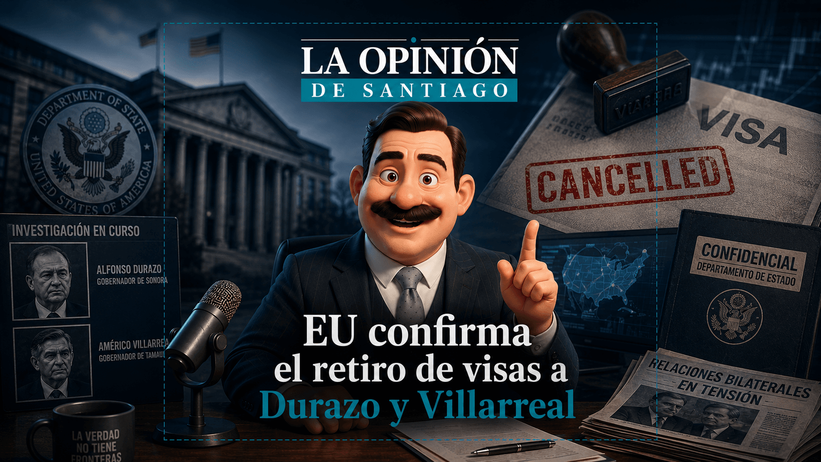EU confirma el retiro de visas a Durazo y Villarreal