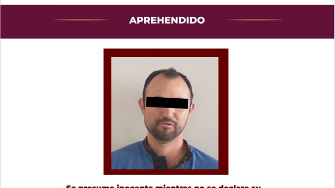 Aprehendido J. G. C.